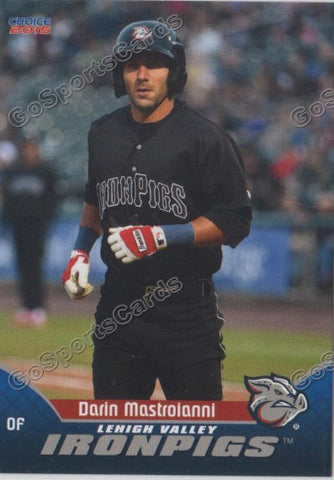 2015 Lehigh Valley IronPigs Darin Mastroianni 1st