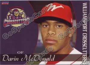 2008 Williamsport Crosscutters Darin McDonald