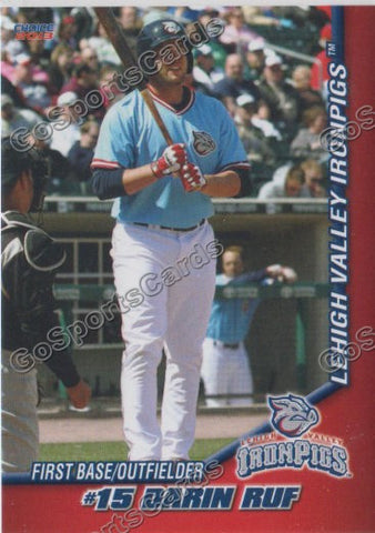 2013 Lehigh Valley IronPigs Darin Ruf