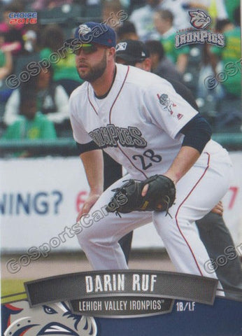 2016 Lehigh Valley IronPigs Darin Ruf
