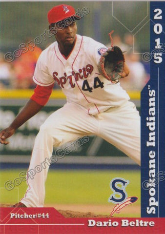 2015 Spokane Indians Dario Beltre