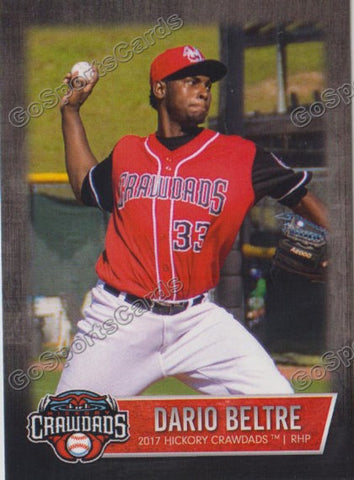 2017 Hickory Crawdads Update Dario Beltre