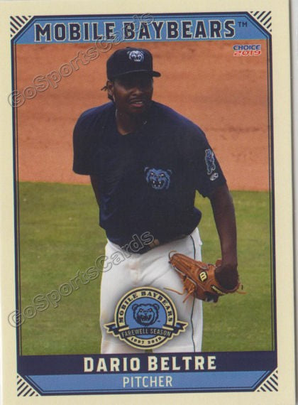 2019 Mobile Baybears Dario Beltre