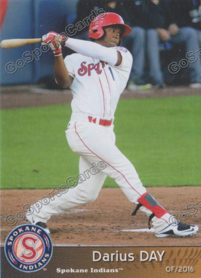 2016 Spokane Indians Darius Day