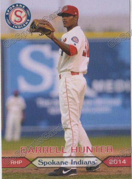 2014 Spokane Indians Darrell Hunter