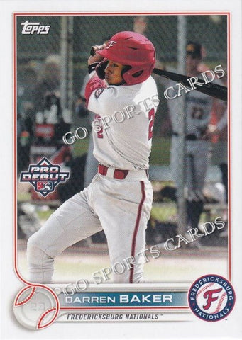 2022 Topps Pro Debut Darren Baker PD-13