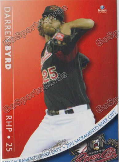 2013 Sacramento River Cats Darren Byrd