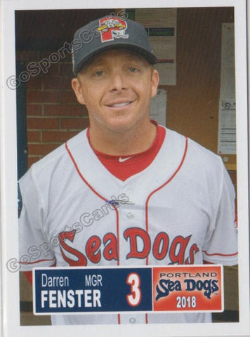 2018 Portland Sea Dogs Darren Fenster