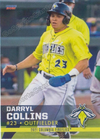 2021 Columbia Fireflies Darryl Collins