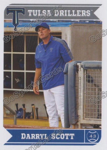2013 Tulsa Drillers Darryl Scott