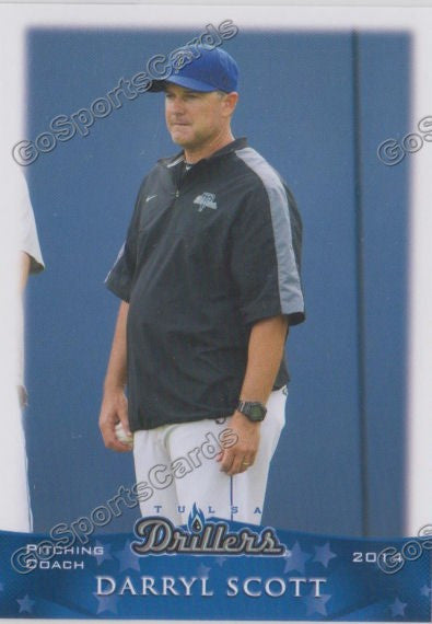 2014 Tulsa Drillers Darryl Scott