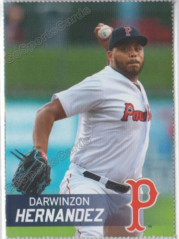 2019 Pawtucket Red Sox Dunkin SGA Darwinzon Hernandez