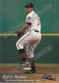2011 Richmond Flying Squirrels Daryl Maday