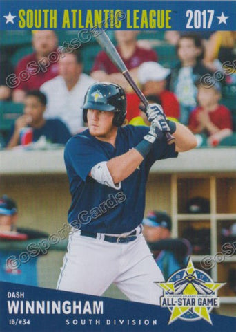 2017 South Atlantic League All Star SD Dash Winningham