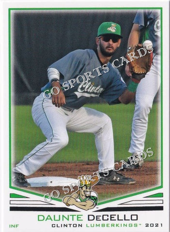2021 Clinton LumberKings Daunte DeCello