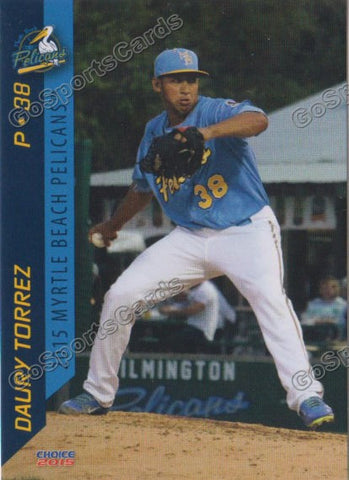 2015 Myrtle Beach Pelicans Daury Torrez