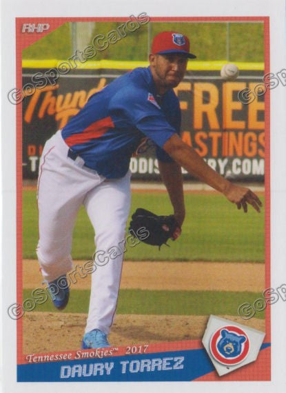 2017 Tennessee Smokies Daury Torrez