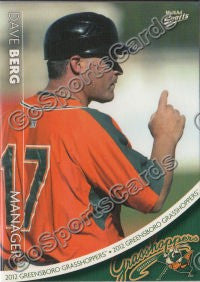 2012 Greensboro Grasshoppers Dave Berg