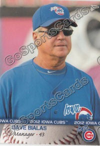 2012 Iowa Cubs Dave Bialas