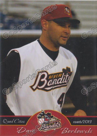 2013 Quad Cities River Bandits Dave Borkowski