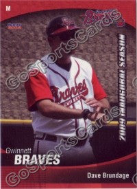 2009 Gwinnett Braves Dave Brundage