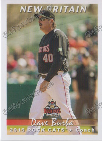 2015 New Britain Rock Cats Dave Burba