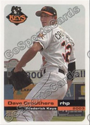 2003 Frederick Keys Dave Crouthers