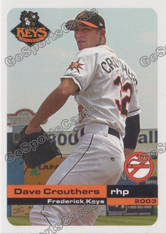 2003 Frederick Keys SGA Dave Crouthers