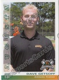 2010 Augusta GreenJackets Dave Getsoff