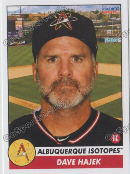 2015 Albuquerque Isotopes Dave Hajek