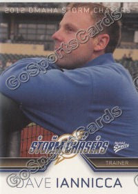 2012 Omaha Storm Chasers Dave Iannicca