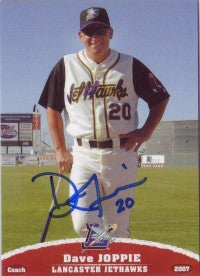 Dave Joppie 2007 GrandStand Lancaster JetHawks (Autograph)