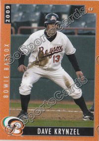 2009 Bowie Baysox Dave Krynzel