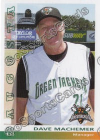 2010 Augusta GreenJackets Dave Machemer