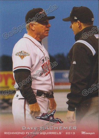 2013 Richmond Flying Squirrels Dave Machemer