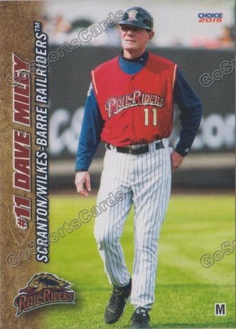 2015 Scranton Wilkes Barre RailRiders Dave Miley