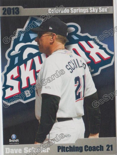 2013 Colorado Springs Sky Sox Dave Schuler