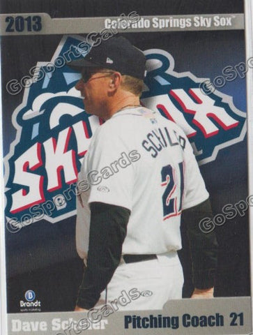 2013 Colorado Springs Sky Sox Dave Schuler
