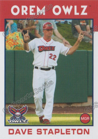2016 Orem Owlz Dave Stapleton