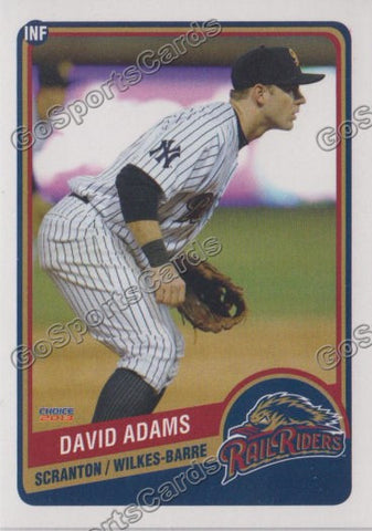 2013 Scranton Wilkes Barre RailRiders David Adams