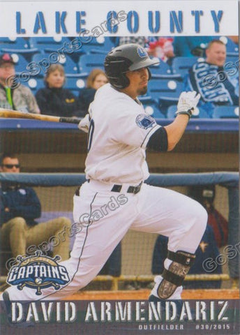 2015 Lake County Captains David Armendariz