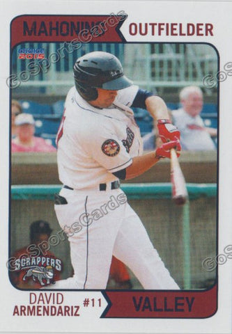 2015 Mahoning Valley Scrappers David Armendariz
