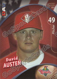 2009 Cedar Rapids Kernels DAV David Austen