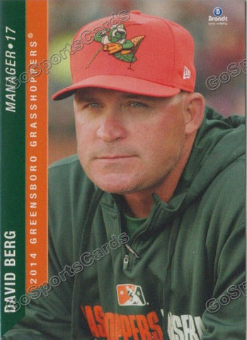 2014 Greensboro Grasshoppers David Berg