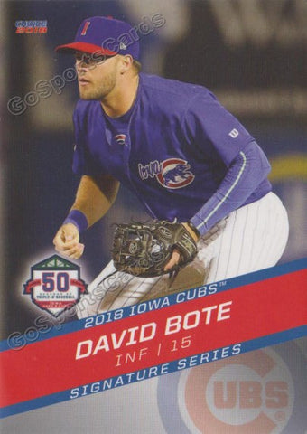2018 Iowa Cubs David Bote