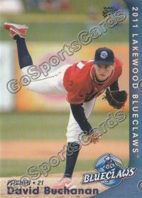 2011 Lakewood BlueClaws David Buchanan