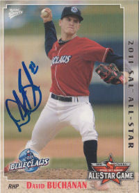 David Buchanan 2011 South Atlantic League All Star (Autograph)