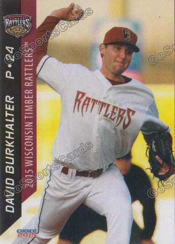2015 Wisconsin Timber Rattlers David Burkhalter