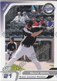 2012 Grand Junction Rockies David Dahl