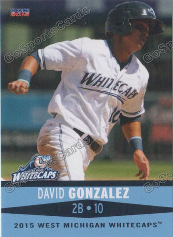 2015 West Michigan Whitecaps David Gonzalez